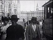 Milán. Plaza del Duomo. Lumière
