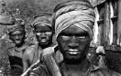 Fotografía de mineros. Salgado